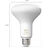 Philips Hue White Ambiance BR30 LED Smart Bulbs (Bluetooth Compatible)