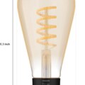 Philips Hue Smart 60W ST23 Filament LED Bulb