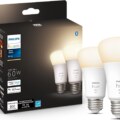 Philips Hue Smart 60W A19 LED Bulb – Soft Warm White Light