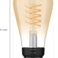 Philips Hue Smart 60W ST19 Filament LED Bulb