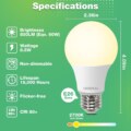 DEGNJU A19 LED Light Bulbs, 60 Watt Equivalent LED Bulbs, 12 Pack