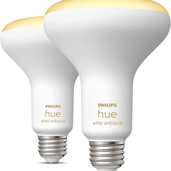 Philips Hue White Ambiance BR30 LED Smart Bulbs (Bluetooth Compatible)